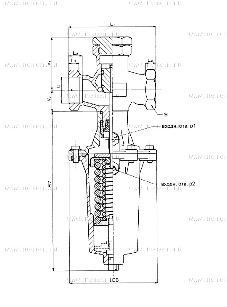 Регулятор давления РД-50М/015 Регулятор давления РД-50М/015