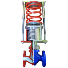 Регулятор давления до себя с внутренним импульсом и сильфонным сервоприводом
