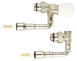 Комплект COMAP Тип SF 557 C c клапаном простой ручной регулировки для подключения стальных панельных радиаторов гибкими трубами