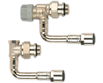 Комплект COMAP Тип SF 558 C с термостатическим клапаном для подключения стальных панельных радиаторов гибкими трубами