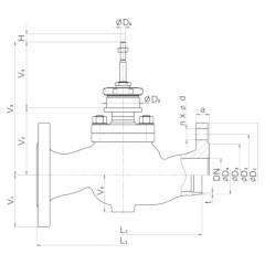 КЛАПАНЫ РЕГУЛИРУЮЩИЕ ТИП RV322, RV332 DN 15-150