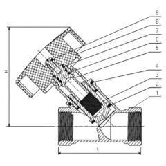 КЛАПАН БАЛАНСИРОВОЧНЫЙ РЕЗЬБОВОЙ ТИП RSV054N