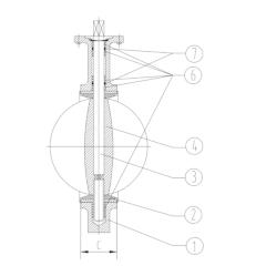 ЗАСЛОНКА ПОВОРОТНАЯ ТИП RSV080N