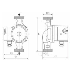 Циркуляционные насосы с мокрым ротором тип WRSN 25/40-130