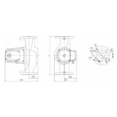 Циркуляционные насосы с мокрым ротором тип WRSN 40-130SF (220 В)