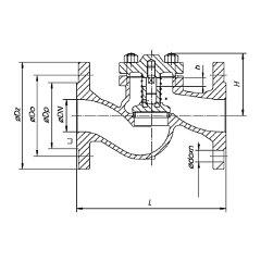 КЛАПАН ОБРАТНЫЙ ПОДЪЕМНЫЙ ФЛАНЦЕВЫЙ ТИП 287/288 тип 287