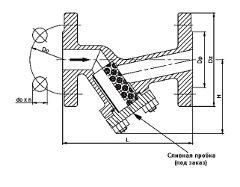 ФИЛЬТР МЕХАНИЧЕСКИЙ СЕТЧАТЫЙ ФЛАНЦЕВЫЙ ТИП 823/822 - из стали, ТИП OYA40/OPA40 - из нержавеющей стали Dn 15 ÷ 50