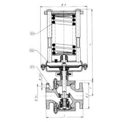 РЕГУЛЯТОР ДАВЛЕНИЯ ПРЯМОГО ДЕЙСТВИЯ «ПОСЛЕ СЕБЯ» ТИП RCW-2 (без импульсной трубки)