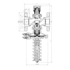 РЕГУЛЯТОР ПЕРЕПАДА ДАВЛЕНИЯ ПРЯМОГО ДЕЙСТВИЯ С ОГРАНИЧЕНИЕМ РАСХОДА ТИП RD122Р