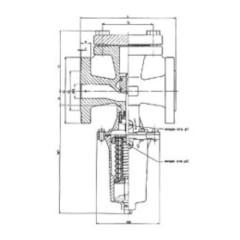 РЕГУЛЯТОР ПЕРЕПАДА ДАВЛЕНИЯ ПРЯМОГО ДЕЙСТВИЯ ТИП RD103D